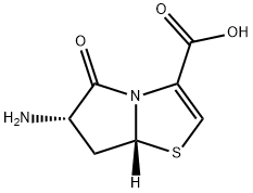 Pyrrolo[2,1-b]thiazole-3-carboxylic acid, 6-amino-5,6,7,7a-tetrahydro-5-oxo-, trans- (9CI) Structure