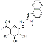 2-amino-3-methylimidazo-(4,5-f)quinoline N-glucuronide Struktur