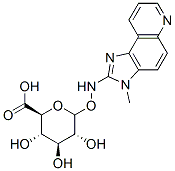 2-amino-3-methylimidazo-(4,5-f)quinoline N-glucuronide Structure