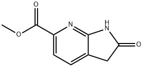 7-アザ-2-オキシインドール-6-カルボン酸メチル 化学構造式
