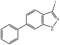 3-Iodo-6-phenyl-1H-indazole Structure