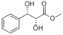(2R,3S)-(+)-2,3-二羟基-3-苯基丙酸甲酯, 122743-18-4, 结构式