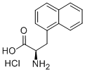 3-(1-ナフチル)-D-アラニン塩酸塩 化学構造式