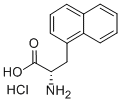 3-(1-ナフチル)-L-アラニン塩酸塩 化学構造式