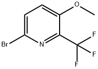 6-溴-3-甲氧基-2-(三氟甲基)吡啶,1227499-22-0,结构式