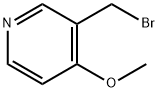 3-(溴甲基)-4-甲氧基吡啶 结构式