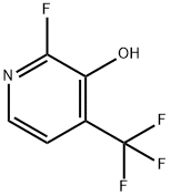 2-Fluoro-3-hydroxy-4-(trifluoromethyl)pyridine Struktur