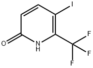 5-碘-6-(三氟甲基)吡啶-2-醇 结构式