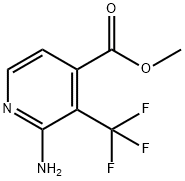 2-氨基-3-(三氟甲基)异烟酸甲酯, 1227561-96-7, 结构式