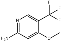 4-Methoxy-5-trifluoromethyl-pyridin-2-ylamine Structure