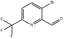 3-Bromo-6-(trifluoromethyl)pyridine-2-carbaldehyde Structure