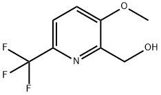 3-甲氧基-6-三氟甲基吡啶-2-甲醇 结构式