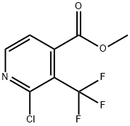 Methyl 2-chloro-3-(trifluoromethyl)isonicotinate Structure