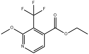 Ethyl 2-methoxy-3-(trifluoromethyl)isonicotinate Structure