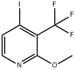 4-iodo-2-methoxy-3-(trifluoromethyl)pyridine Struktur