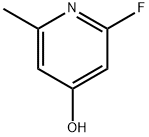 2-fluoro-6-Methylpyridin-4-ol Structure