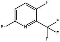 6-Bromo-3-fluoro-2-trifluoromethyl-pyridine, 1227578-46-2, 结构式