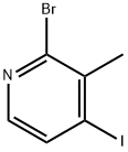 Pyridine, 2-bromo-4-iodo-3-methyl- Structure