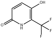 5-羟基-6-(三氟甲基)吡啶-2(1H)-酮, 1227579-13-6, 结构式