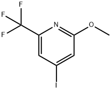 4-Iodo-2-methoxy-6-(trifluoromethyl)pyridine Structure