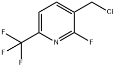 3-Chloromethyl-2-fluoro-6-(trifluoromethyl)pyridine Structure