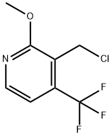 3-Chloromethyl-2-methoxy-4-(trifluoromethyl)pyridine,1227581-29-4,结构式