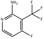 2-Amino-4-fluoro-3-(trifluoromethyl)pyridine 结构式