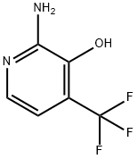 3-Pyridinol, 2-amino-4-(trifluoromethyl)- 化学構造式