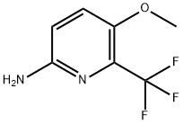 6-Amino-3-methoxy-2-(trifluoromethyl)pyridine Struktur