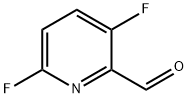 3,6-二氟吡啶甲醛, 1227583-74-5, 结构式