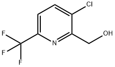 3-Chloro-6-(trifluoromethyl)pyridine-2-methanol Struktur