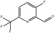 3-fluoro-6-(trifluoromethyl)pyridine-2-carbaldehyde 化学構造式