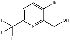 3-Bromo-6-(trifluoromethyl)pyridine-2-methanol Structure