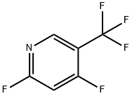 2,4-Difluoro-5-(trifluoromethyl)pyridine Structure