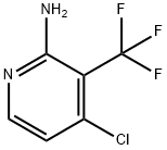 2-Amino-4-chloro-3-(trifluoromethyl)pyridine Struktur