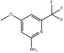 2-Amino-4-methoxy-6-(trifluoromethyl)pyridine Structure