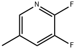 2,3-difluoro-5-methylpyridine Structure