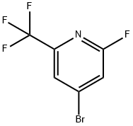 4-Bromo-2-fluoro-6-(trifluoromethyl)pyridine Structure