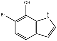 1H-Indol-7-ol, 6-broMo- 化学構造式