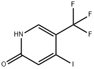 4-ヨード-5-(トリフルオロメチル)ピリジン-2-オール 化学構造式