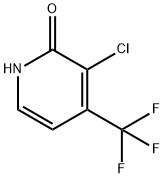 3-クロロ-2-ヒドロキシ-4-(トリフルオロメチル)ピリジン 化学構造式
