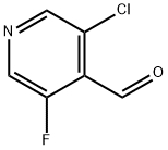 3-Chloro-5-fluoro-pyridine-4-carbaldehyde Structure