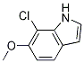 7-CHLORO-6-METHOXYINDOLE 化学構造式