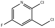 2-Chloro-3-chloroMethyl-5-fluoro-pyridine 化学構造式