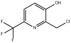 2-Chloromethyl-3-hydroxy-6-(trifluoromethyl)pyridine Struktur