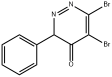 5,6-Dibromo-3-phenylpyridazin-4(3H)-one 化学構造式