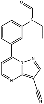 Zaleplon Formamide  化学構造式