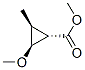 Cyclopropanecarboxylic acid, 2-methoxy-3-methyl-, methyl ester, (1alpha,2beta,3beta)- Structure