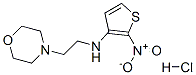 N-(2-morpholin-4-ylethyl)-2-nitro-thiophen-3-amine hydrochloride Structure