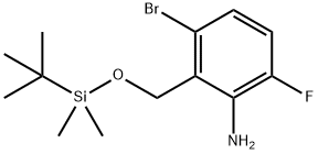 1227958-00-0 3-broMo-2-((tert-butyldiMethylsilyloxy)Methyl)-6-fluoroaniline